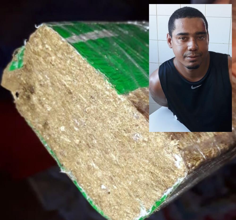Homem é preso em flagrante por tráfico de drogas na cidade de Guanambi