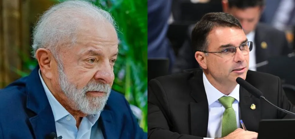 Quaest: Lula e Flávio Bolsonaro aparecem empatados pela 1ª vez, ambos com 41%, no 2º turno