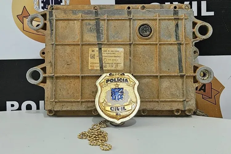 Polícia Civil recupera peça de caminhão avaliada em R$ 7 mil furtada em Vitória da Conquista