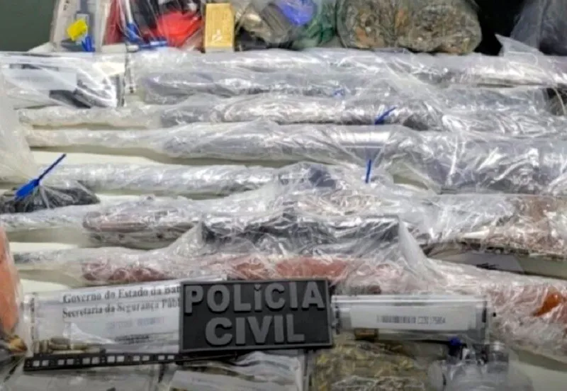 Região: Homem é preso com arsenal de armas em operação da Polícia Civil