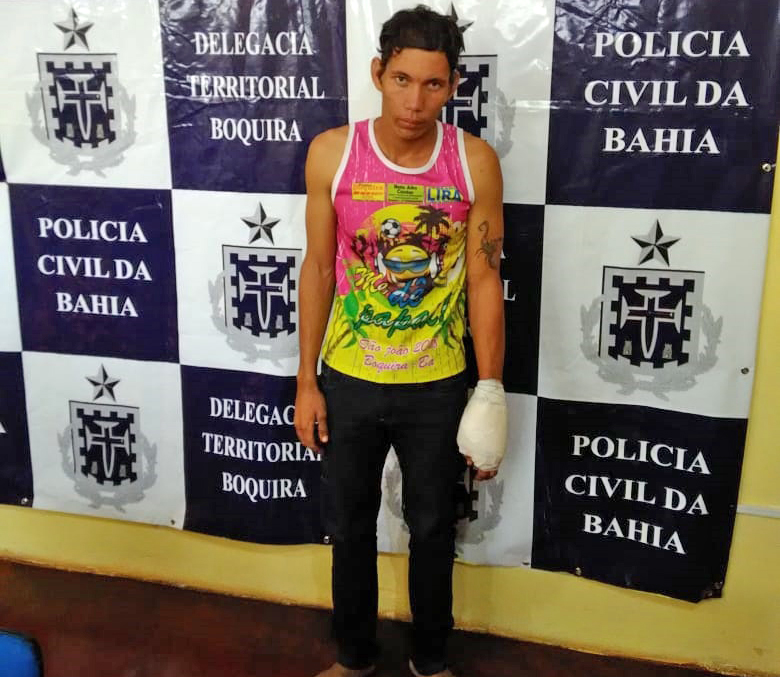 Homem é preso em flagrante suspeito de cometer latrocínio na zona rural de Boquira