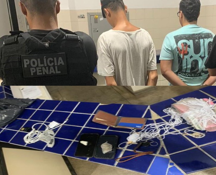 Brumado: Drogas e celulares são apreendidos antes de serem jogados em Conjunto Penal 