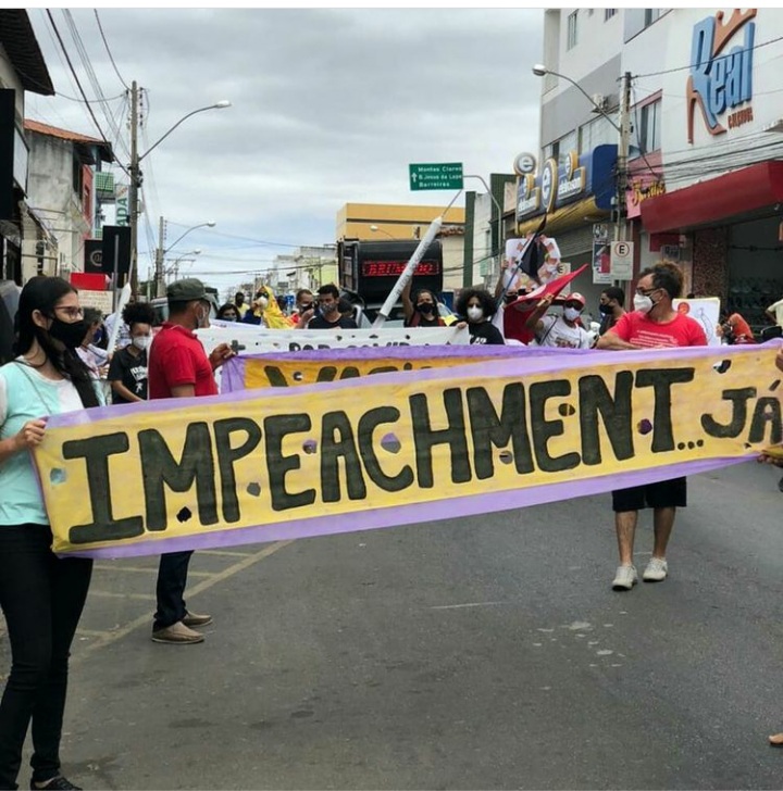 Brumado registra protesto contra Bolsonaro neste sábado 