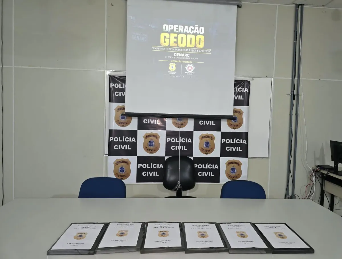 Operação Geodo prende cinco suspeitos de tráfico e apreende R$ 30 mil em Vitória da Conquista