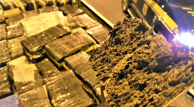 Sudoeste baiano: PRF apreende quase duas toneladas de maconha escondida na carroceria de caminhão