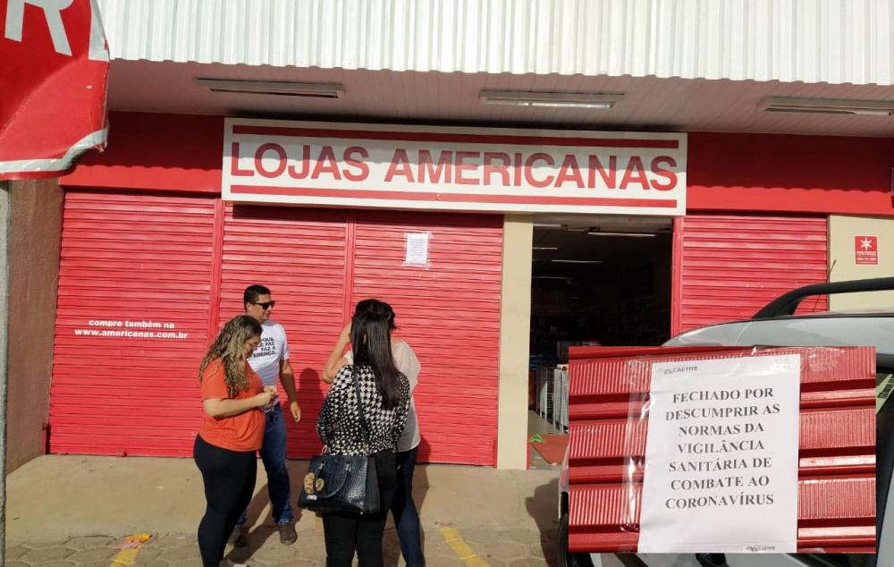 Caetité: Lojas Americanas descumpre acordo com prefeitura e é fechada pela Vigilância Sanitária 