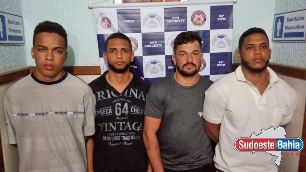 Polícia Militar prende em Ibiassucê quadrilha acusada de furtos de bateria e equipamentos de torres de telefonia móvel 