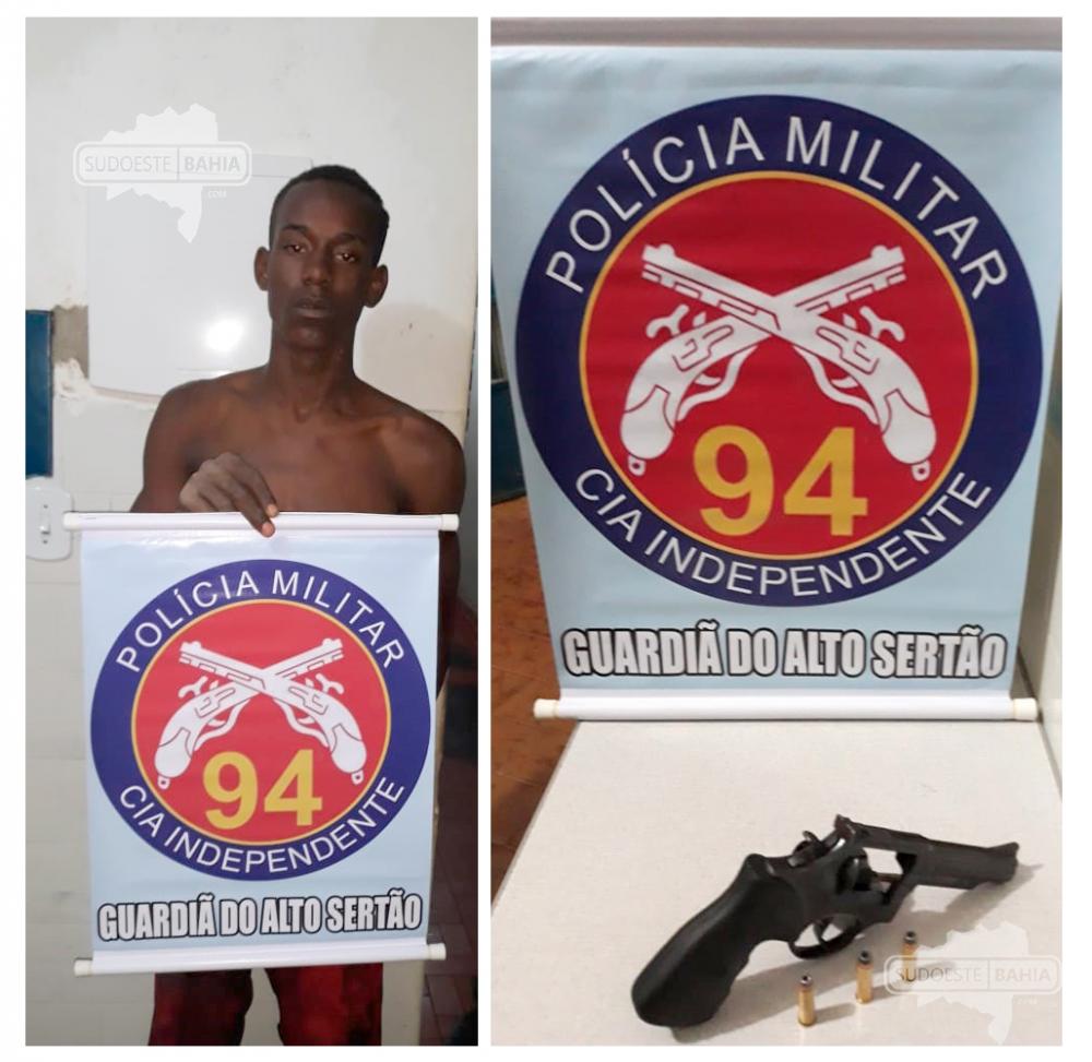 Guanambiense de alta periculosidade e integrante de facção criminosa é preso em Caetité 