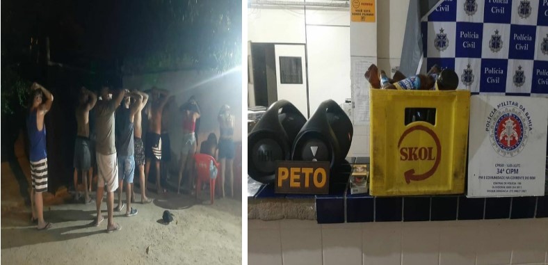 Polícia Militar interrompe festa clandestina na cidade de Brumado