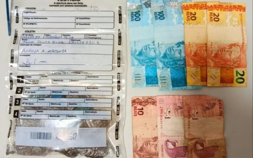 Suspeito é preso com porções de maconha após tentar fugir em Riacho de Santana