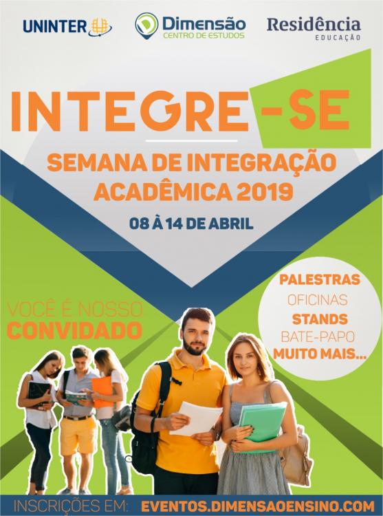 Inscreva-se na Semana de integração acadêmica do Centro de Estudos Dimensão 