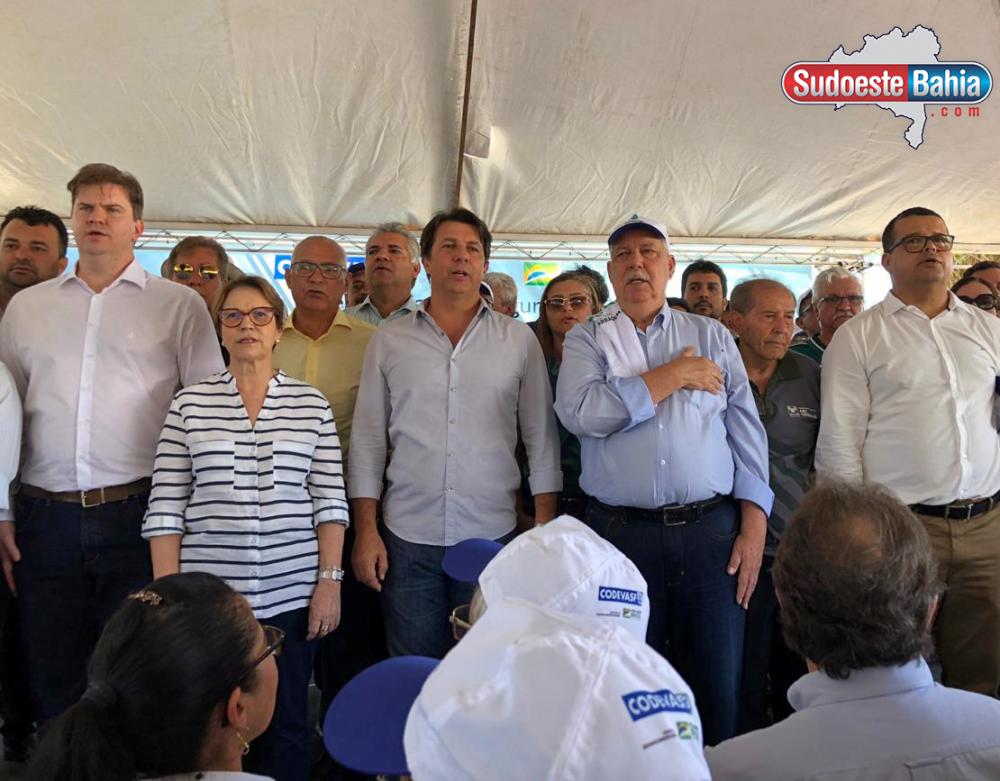 Guanambi: obras de reestruturação e modernização do projeto de irrigação Ceraíma foram inauguradas nesta sexta (02)
