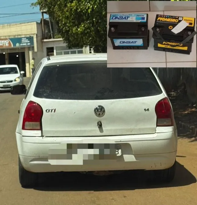 PM apreende adolescente com droga e baterias furtadas em Caetité