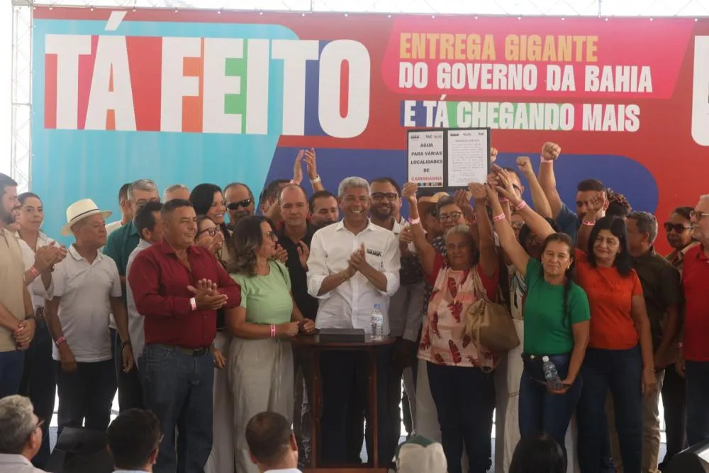 Governador autoriza obra de abastecimento de água em Carinhanha