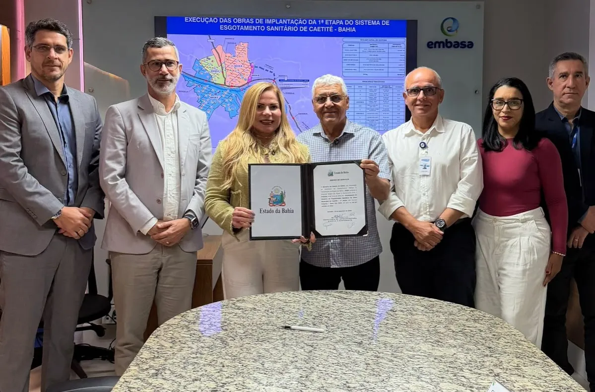Caetité inicia obra de esgotamento sanitário com investimento de R$ 107 milhões