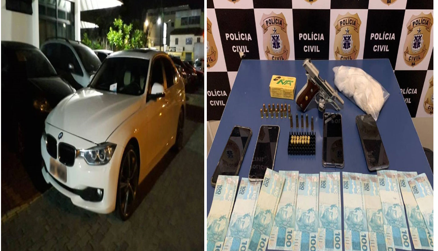 Conquista: Polícia Civil prende suspeita de tráfico de drogas e apreende carro de luxo 