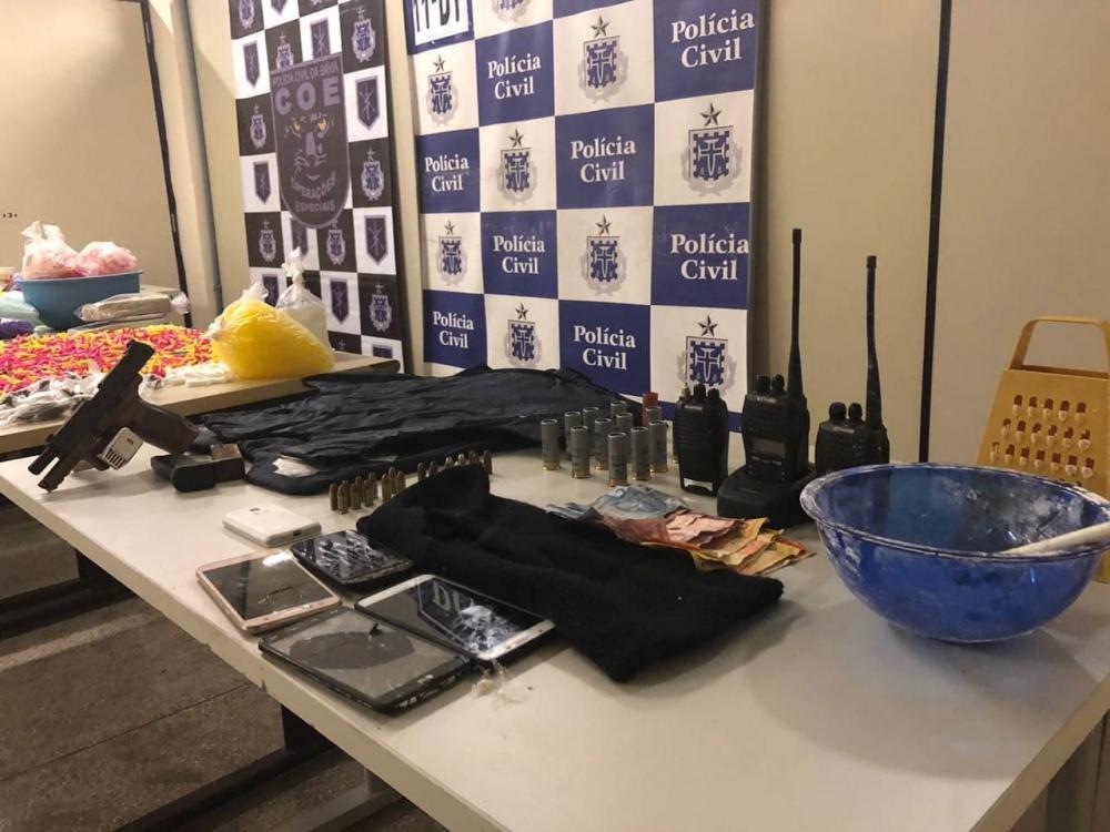 Bahia: Centro de distribuição de drogas é descoberto e 15 suspeitos são presos