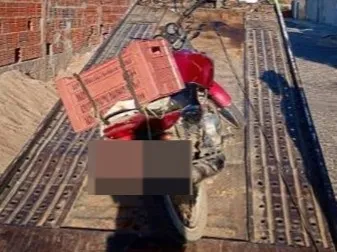 Idoso é socorrido após cair de moto em estado de embriaguez em Guanambi