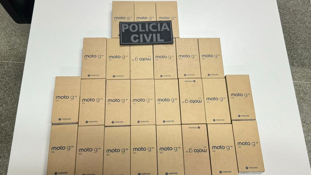 Celulares roubados em Minas Gerais são recuperados na Bahia