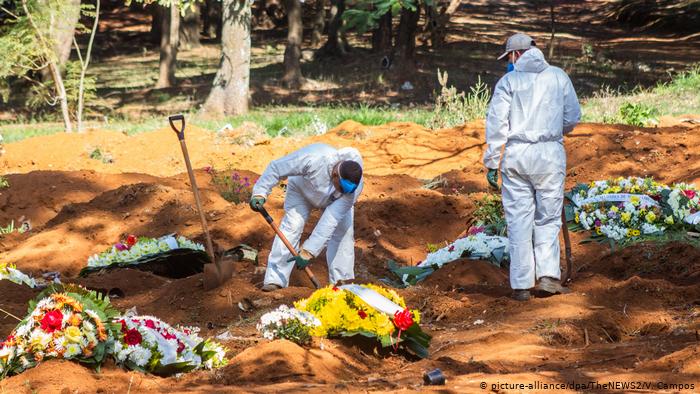 Brasil registra mais 46 novas mortes; total chega a 42.837