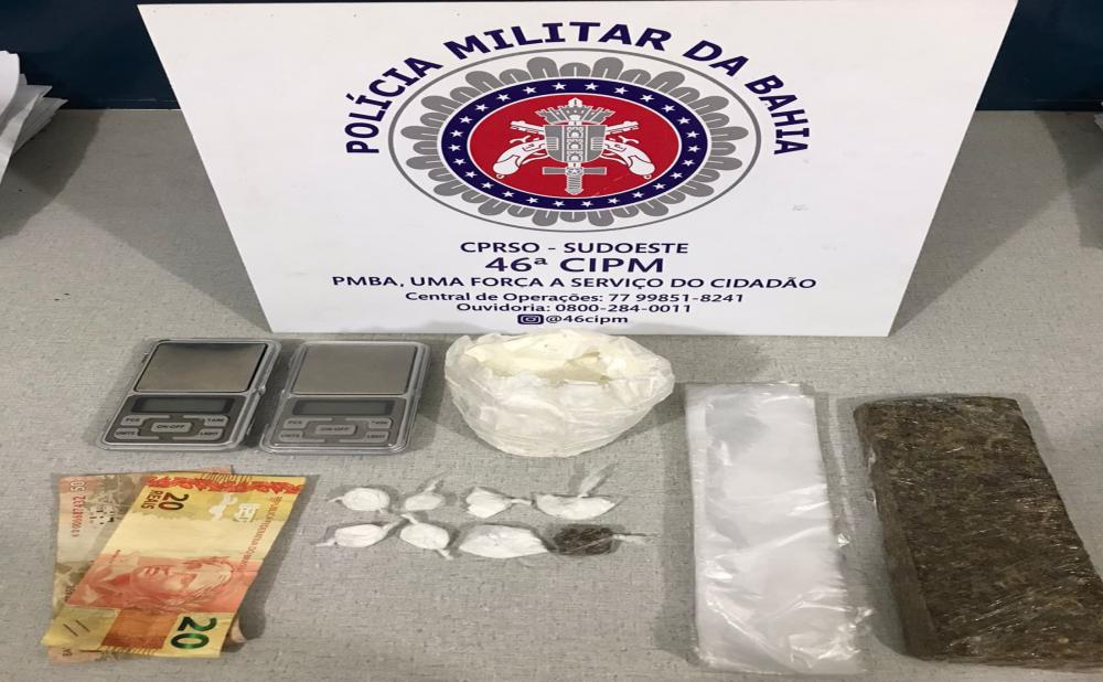 Homem é preso por tráfico de drogas em Livramento