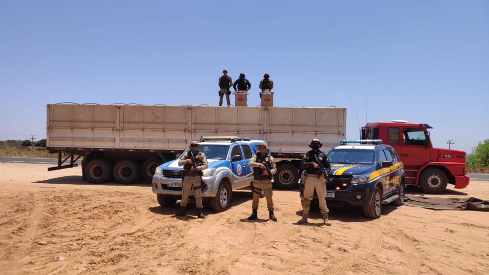 80 mil maços de cigarro contrabandeado são apreendidos em Palmas de Monte Alto