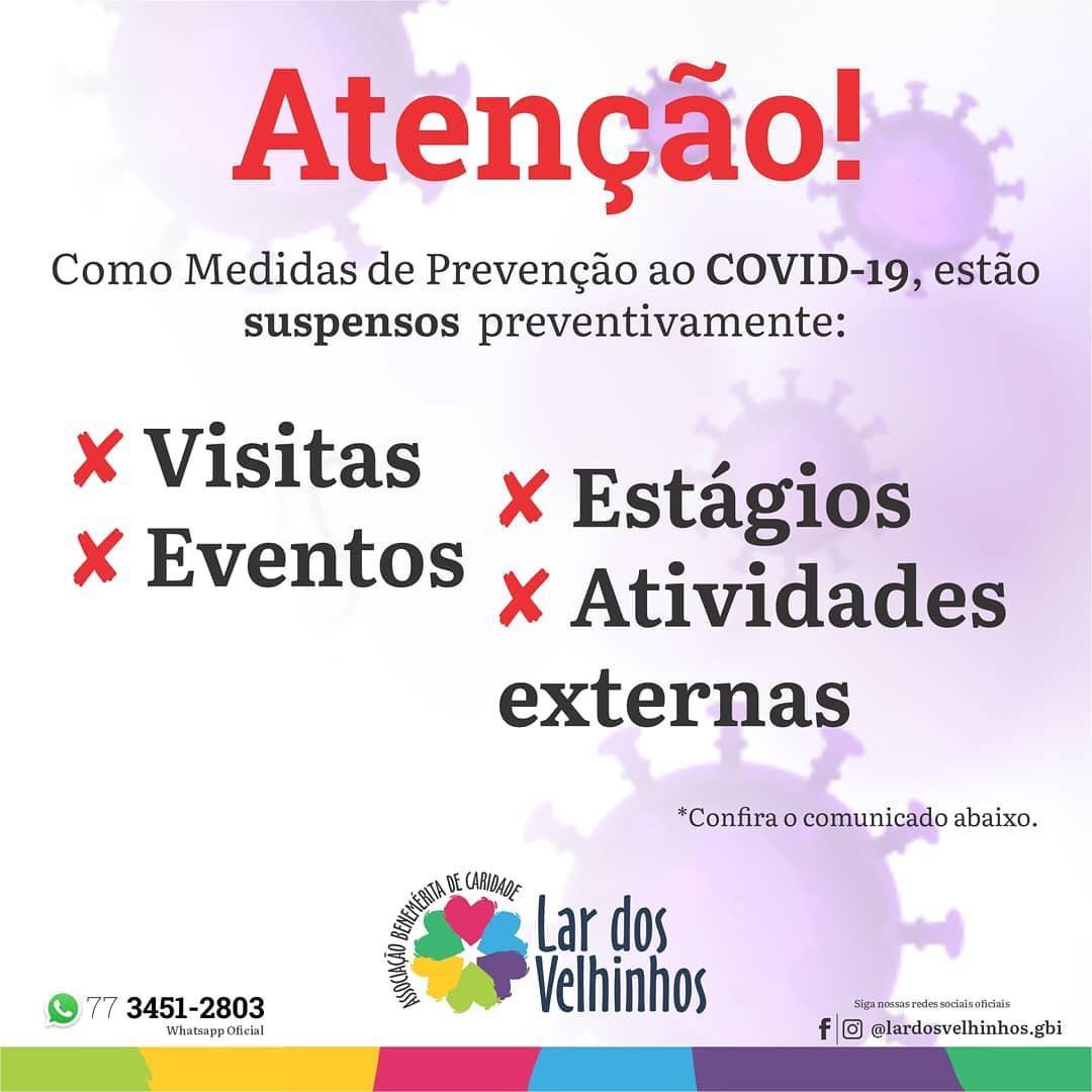 Guanambi: Lar dos Velhinhos adota medidas para evitar contaminação por coronavírus