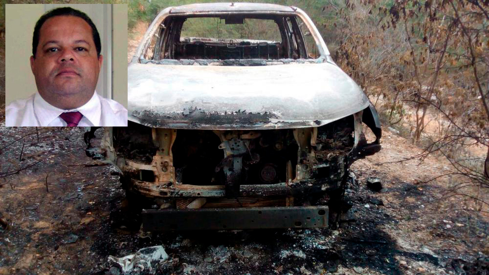 Corpo carbonizado achado em carro é do delegado Marco Torres, confirma SSP