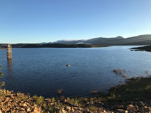 Com as chuvas em Rio de Contas, barragem Luis Vieira atinge 70% de sua capacidade