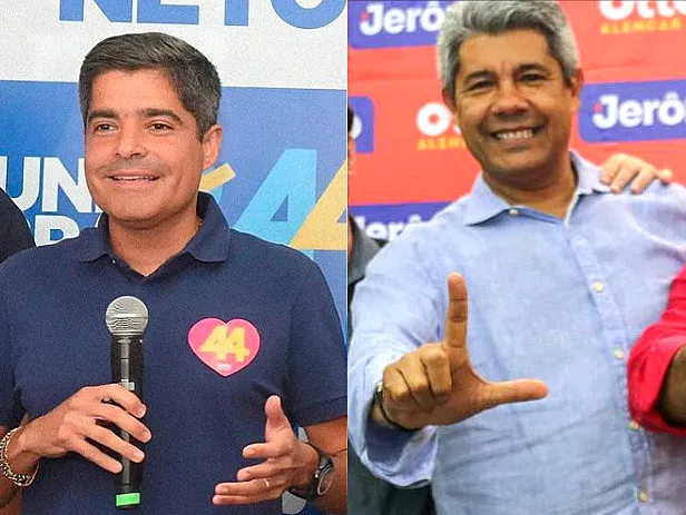 AtlasIntel: ACM Neto e Jerônimo aparecem em empate técnico na disputa eleitoral