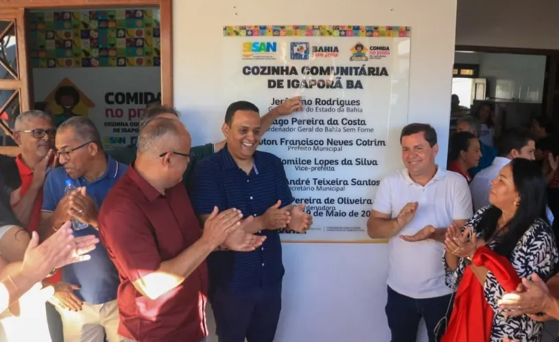 Igaporã inaugura centro de cursos, cozinha comunitária e novas sedes da assistência social