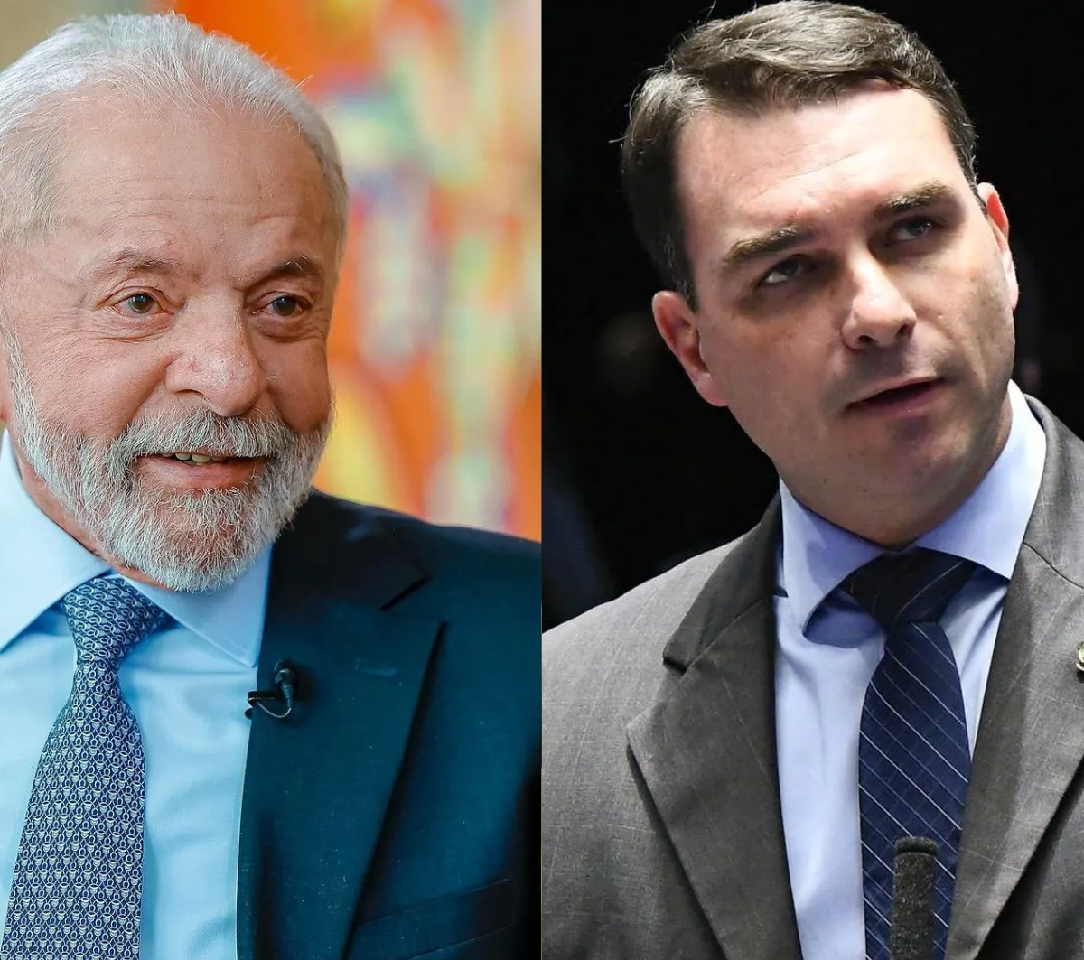 Pesquisa aponta Flávio Bolsonaro à frente de Lula em simulação de 2º turno