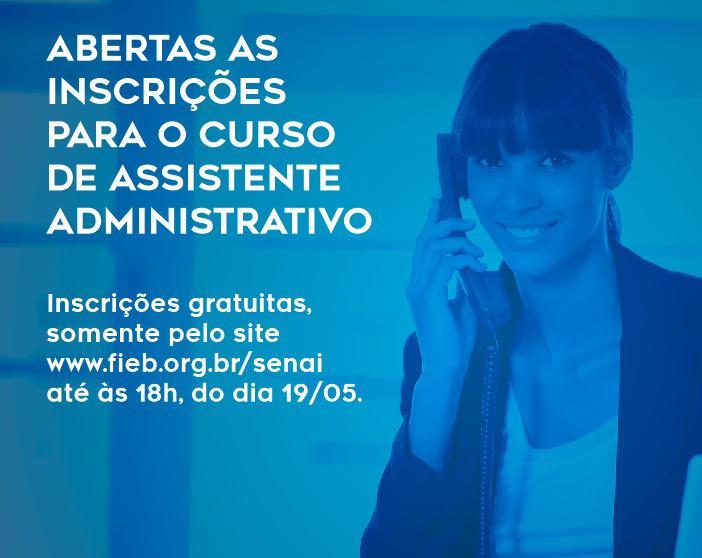 Abertas inscrições para curso de Assistente Administrativo em Caetité