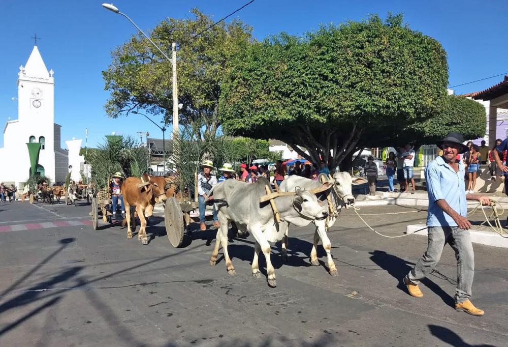 Caetité: cerca de 200 carros de boi e de bode participaram da Procissão dos Carros de Boi