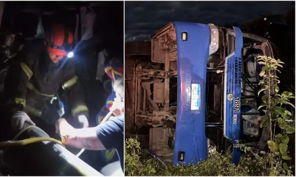 Capotamento de ônibus deixa sete mortos no Ceará