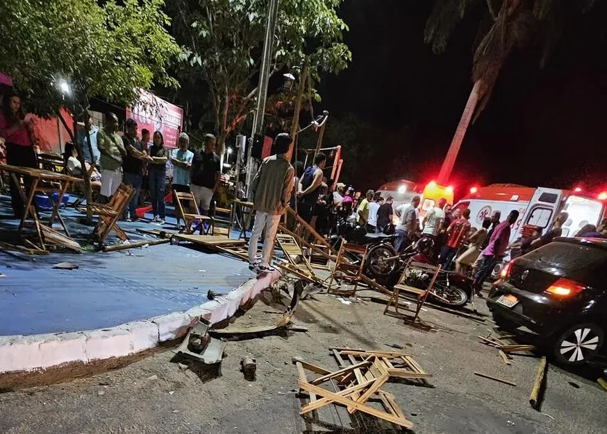 Motorista perde controle de direção e atropela cinco pessoas em Caculé