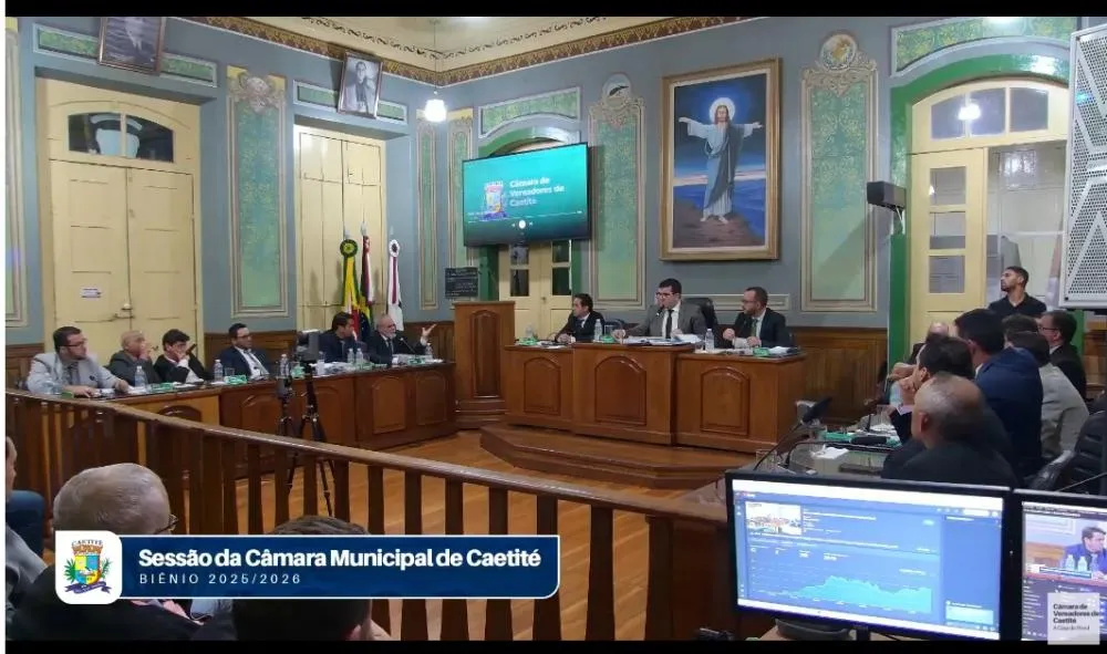 Acompanhe ao vivo a Sessão da Câmara de Vereadores de Caetité desta segunda (26)
