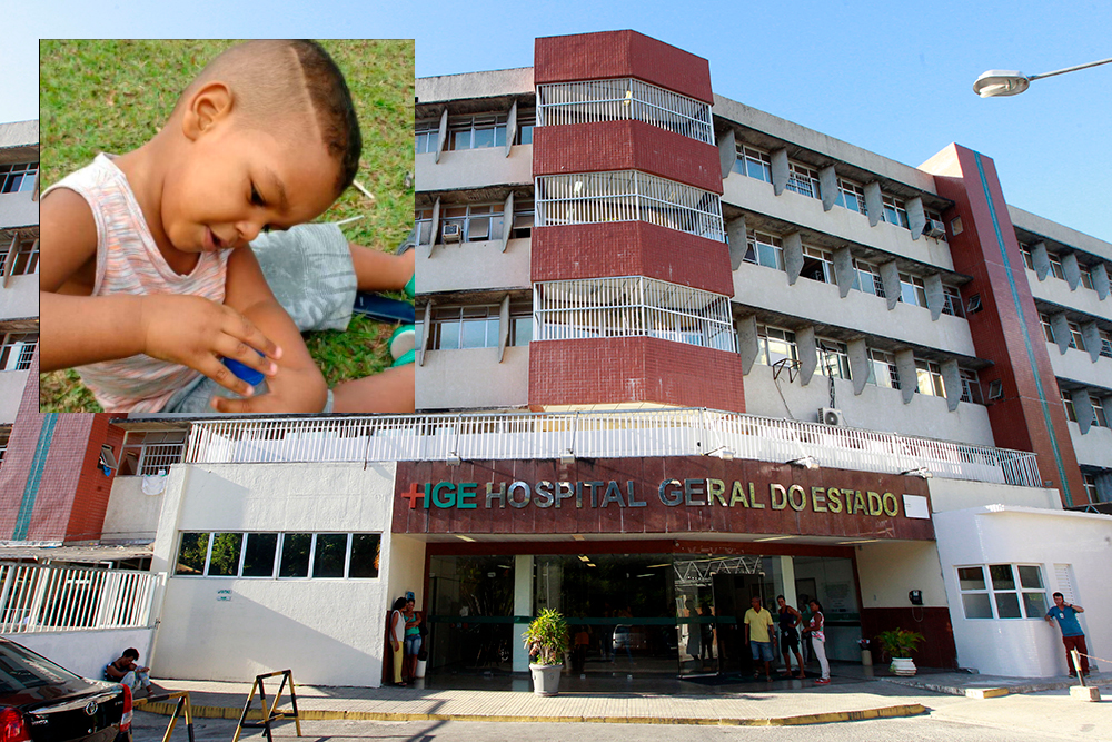 Criança de três anos de idade que foi espancada em Barra da Estiva morre no HGE; padrasto é o suspeito do crime 