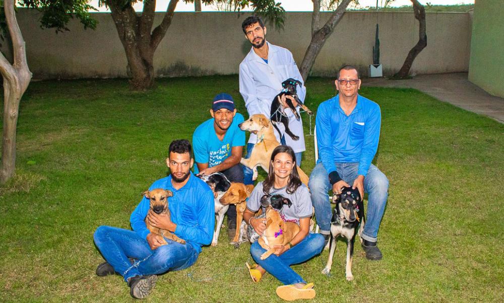 Caetité: ‘Sou cão panheiro’ atua no trato com animas em situação de rua e instalados no canil municipal 