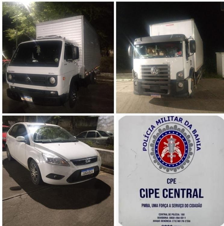 Cipe Central recupera carga com 300 quilos de embutidos na região sudoeste