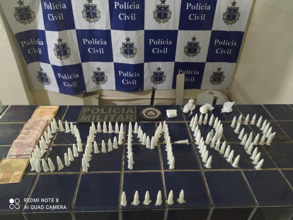 Homem é preso por tráfico de drogas em Rio do Pires 