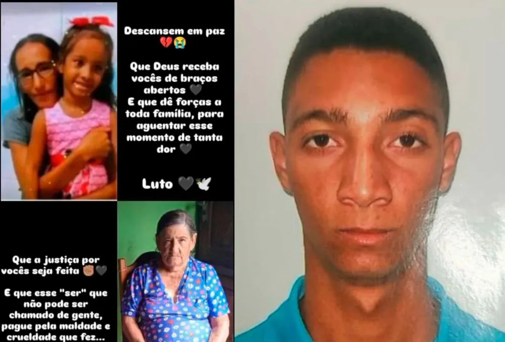 Homem mata três familiares com golpes de foice em Macaúbas