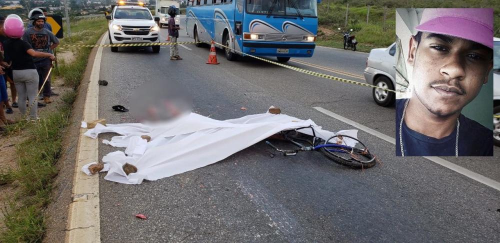 Jovem morre após pegar ‘ponga’ em carreta na cidade de Vitória da Conquista 