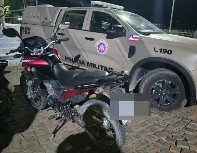 Homem é detido após PM identificar sinais de adulteração em motocicleta em Guanambi