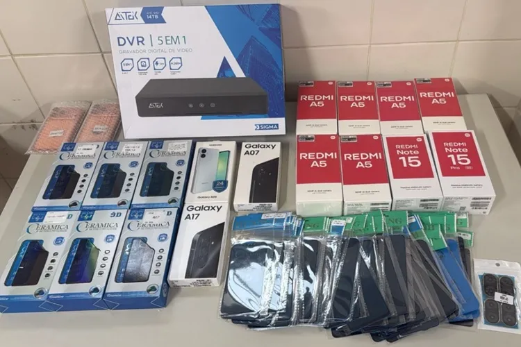 Eletrônicos sem nota são apreendidos em operação policial em Urandi