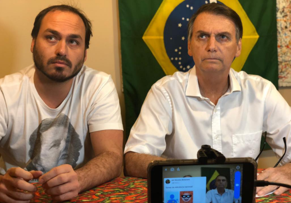 Filho de Bolsonaro diz que ‘o que está por vir pode derrubar o capitão eleito’