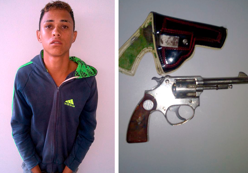 Homem é preso após se ferir por disparo acidental de arma de fogo em Matina