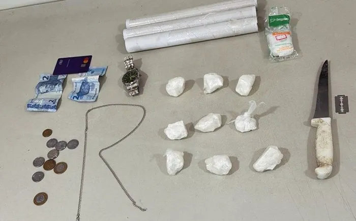 Homem é preso com cocaína durante ação da Rocam em Bom Jesus da Lapa