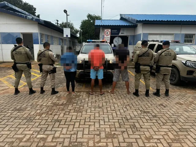 PM prende trio por extorsão com sequestro em Luís Eduardo Magalhães