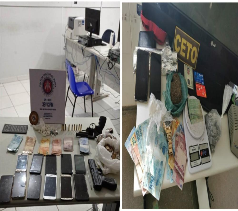 PM prende grupo suspeito de prática de roubo nas cidades de Matina e Palmas de Monte Alto